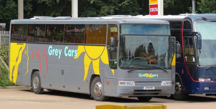 Grey Cars Volvo B10M Plaxton 2091MX